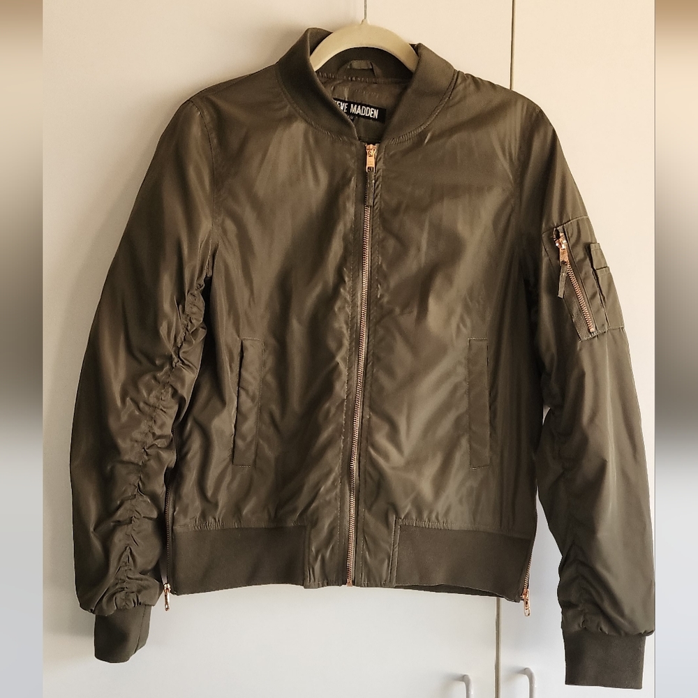 Steve Madden Olive green Bomber jacket